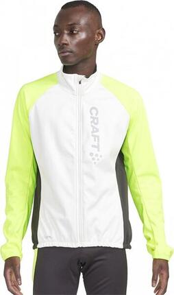 Veste Coupe-Vent Craft Core Bike SubZ Lumen Blanc Jaune Homme
