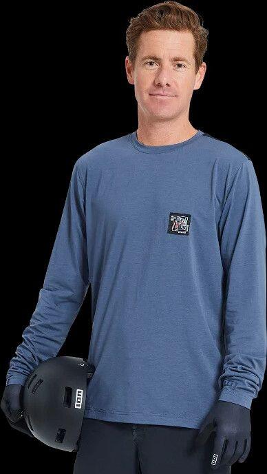 ION Seek Amp Long Sleeve Jersey Blue 3/4