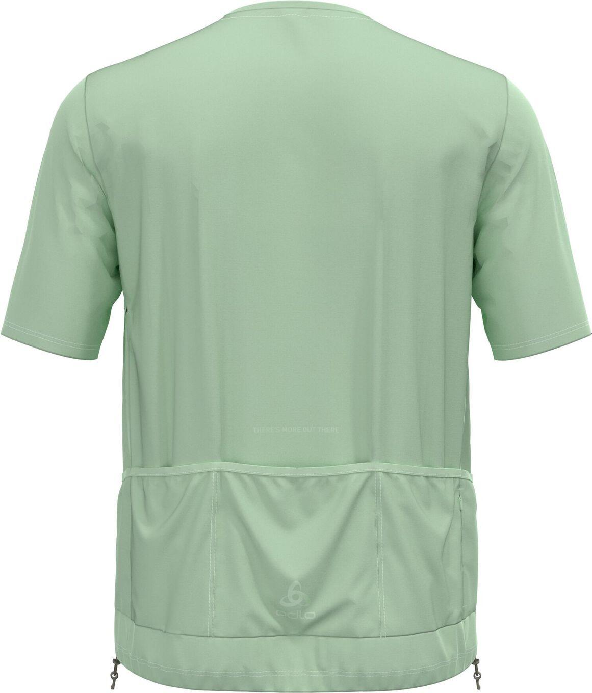 Maillot Manches Courtes Odlo Cargo Chill-Tec Hyper Contrast Vert 2/2