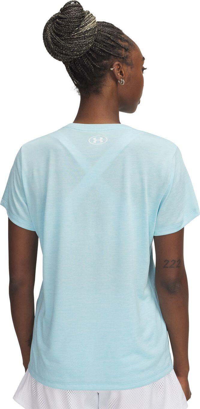 Maillot de manga corta Under Armour Tech Twist Azul para mujer 2/7