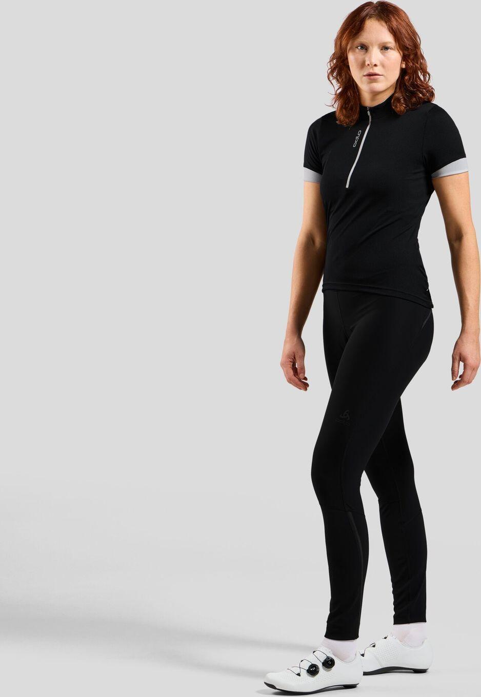 Maillot Manches Courtes Femme Odlo Essentials 1/2 Zip Noir 3/7