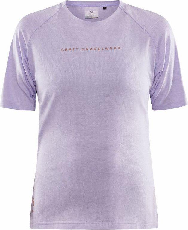 Maillot manches courtes vélo Craft ADV Gravel Lavande Femme 5/5