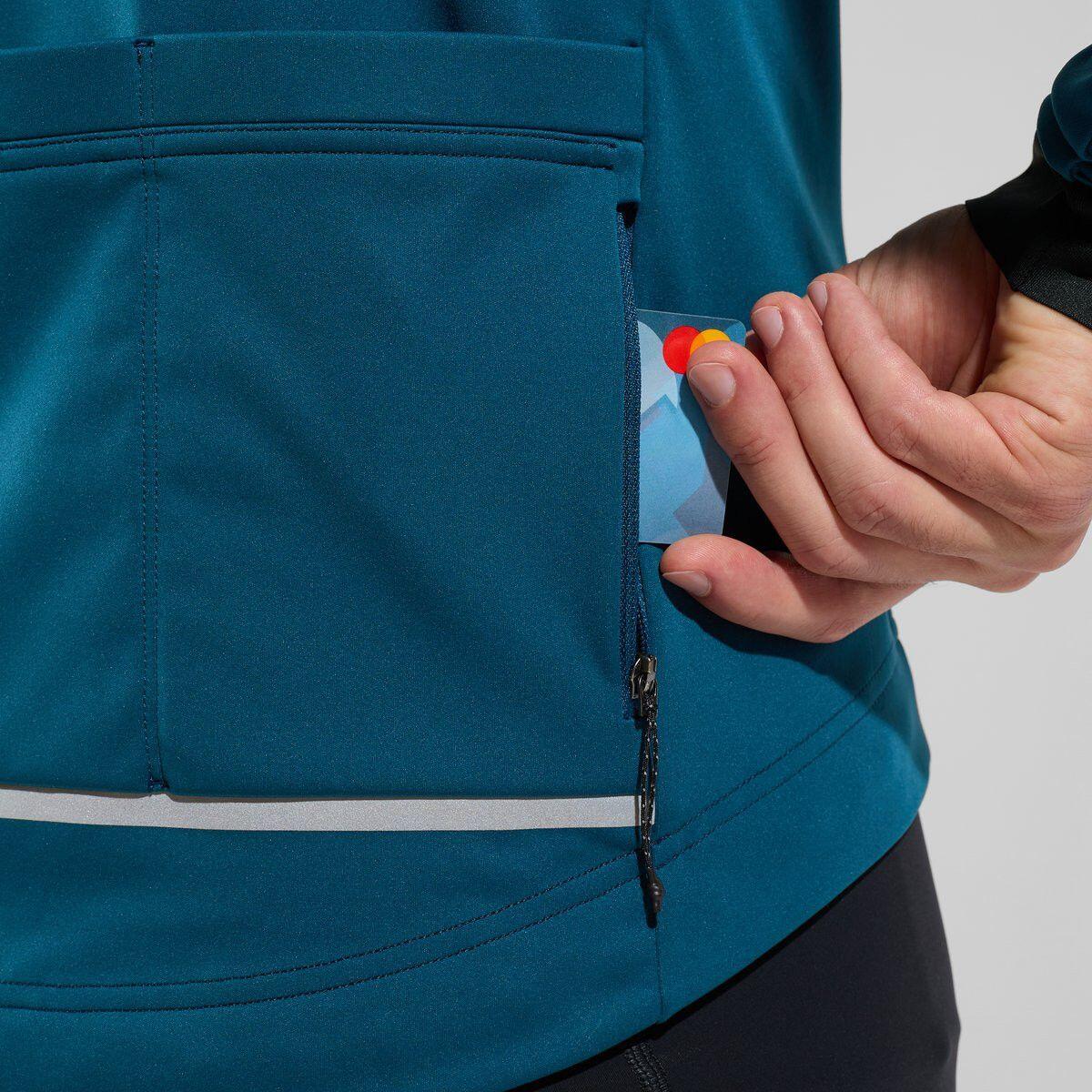 Veste Manches Longues Odlo Zeroweight Warm Bleu 6/7