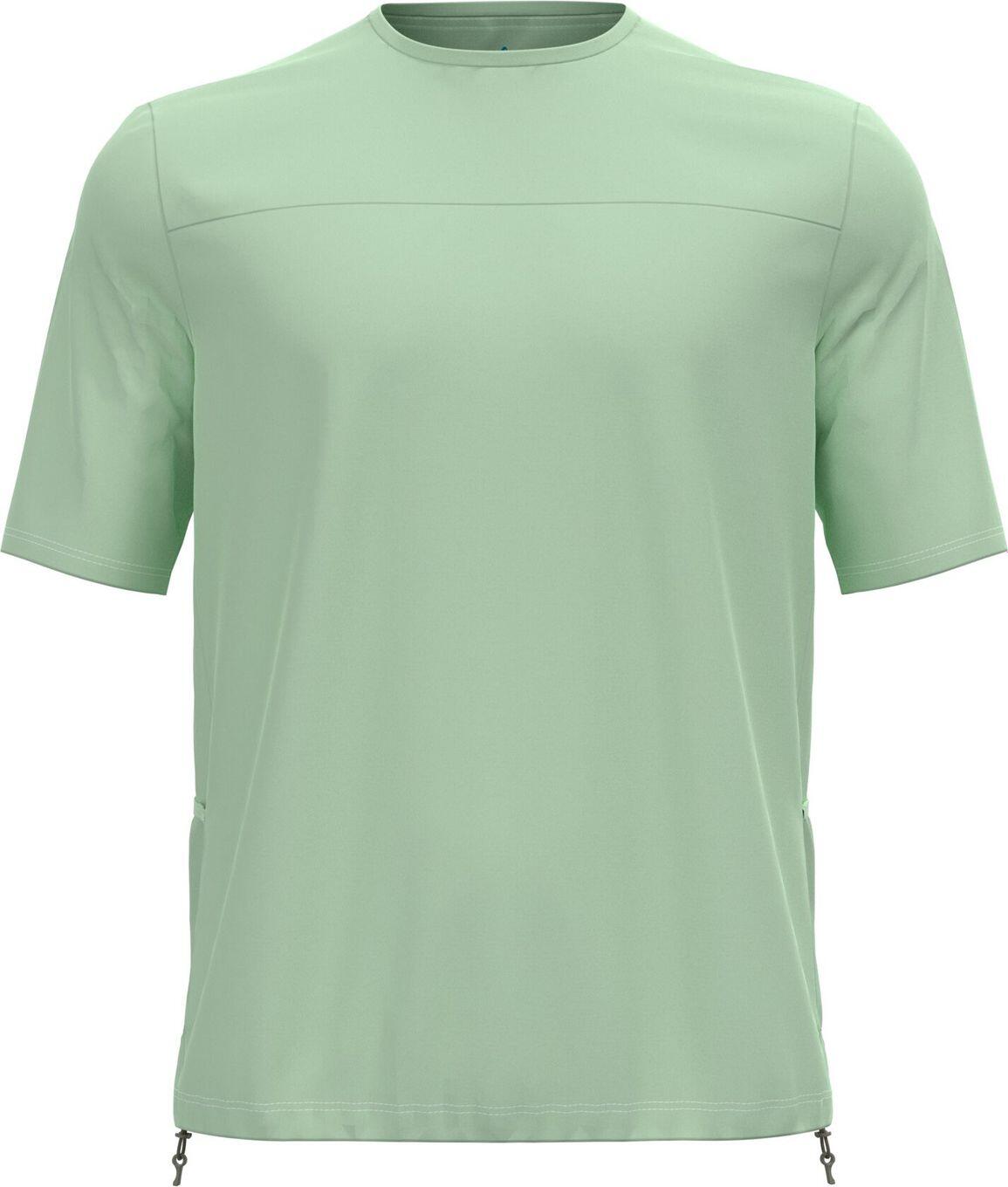 Maillot Manches Courtes Odlo Cargo Chill-Tec Hyper Contrast Vert 1/2