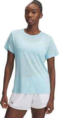 Under armour tech twist blue jersey met korte mouwen