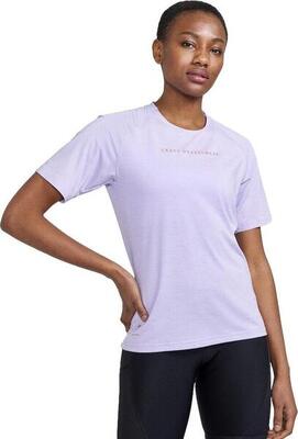 Craft adv gravel lavender women's short sleeve jersey