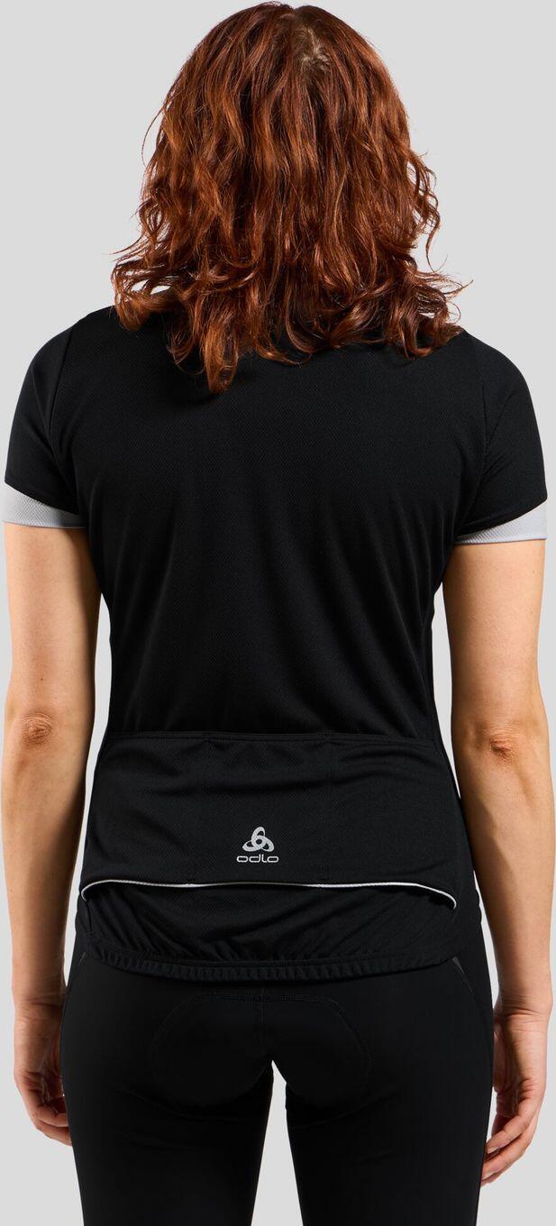 Maillot Manches Courtes Femme Odlo Essentials 1/2 Zip Noir 2/7