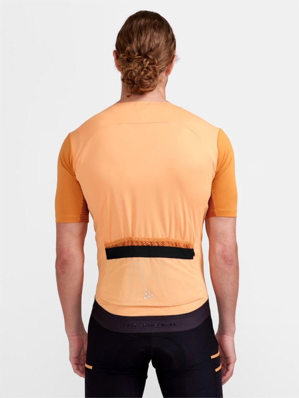 Maillot manches courtes Craft Pro Gravel Pêche/Désert Homme 2/6