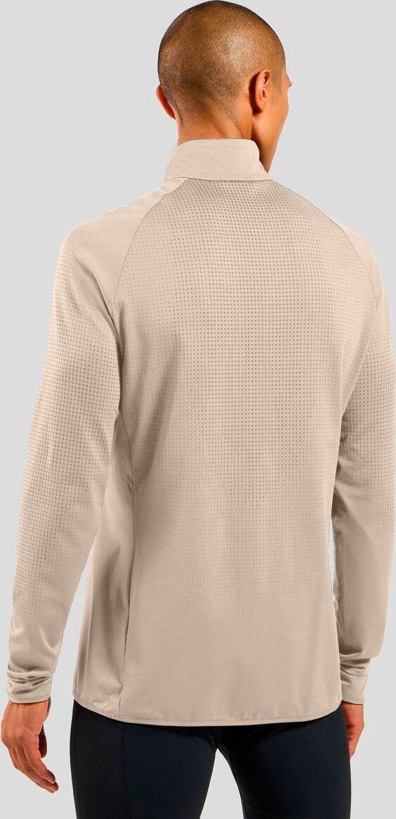 Veste Running Hybride Odlo Zeroweight Warm 2.0 Beige Homme 6/7
