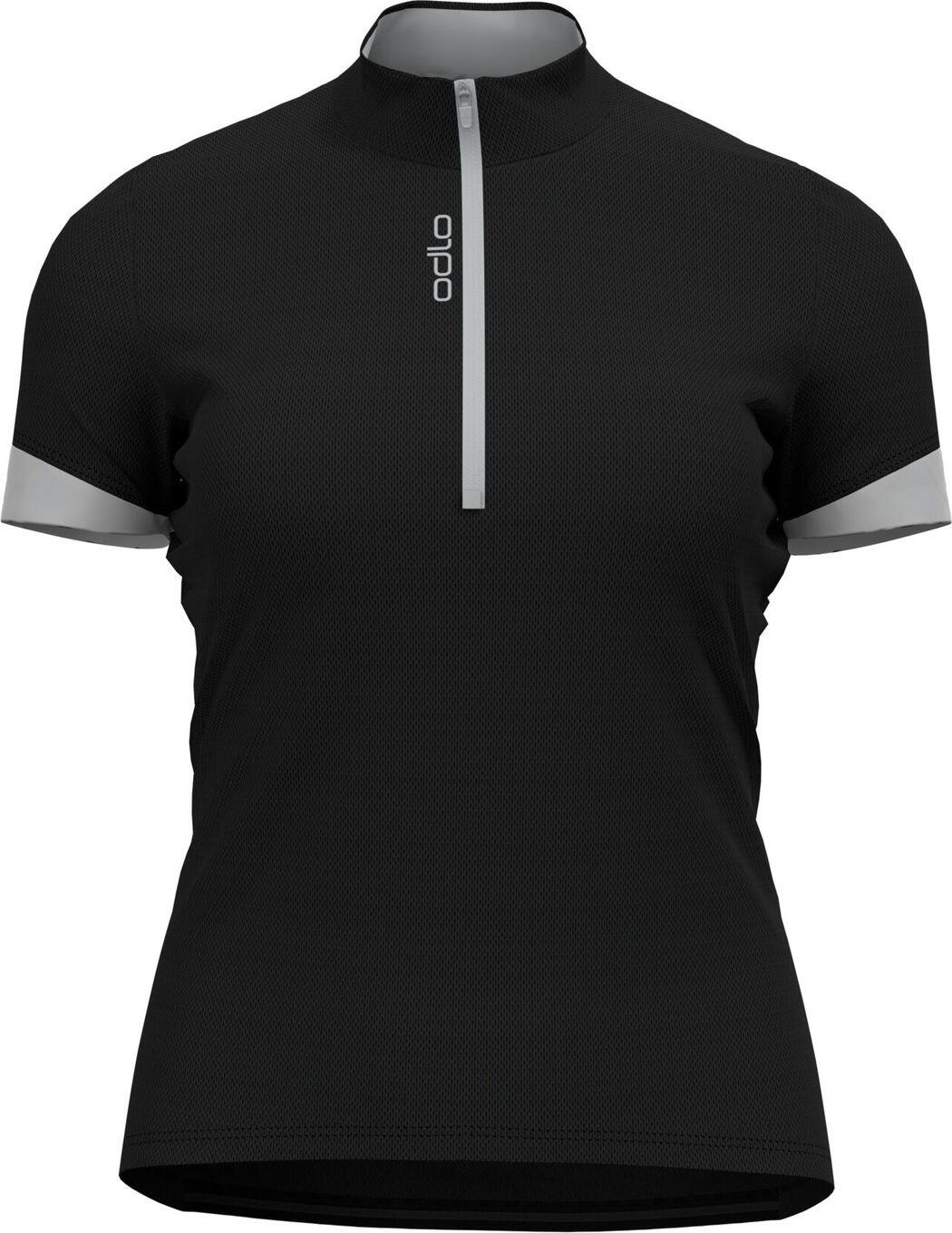 Maillot Manches Courtes Femme Odlo Essentials 1/2 Zip Noir 5/7