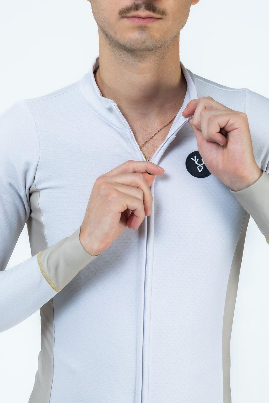 Camisola de manga comprida LeBram Race Thermal Beige 4/5