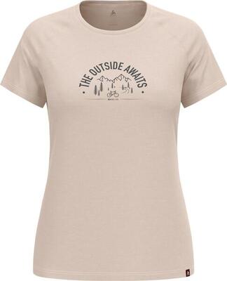 Maglietta tecnica Oldo Ride 365 Performance Wool 130 Beige Donna