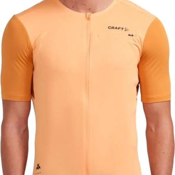 Craft Pro Gravel Peach/Desert Men's short-sleeved jersey