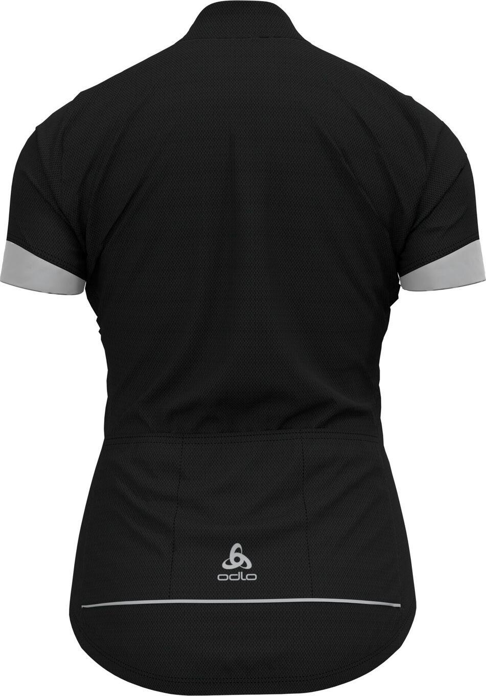 Maillot Manches Courtes Femme Odlo Essentials 1/2 Zip Noir 6/7