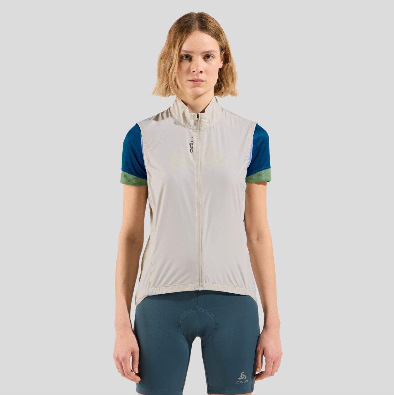 Gilet Coupe-vent Femme Odlo Essentials Gris Clair 3/7