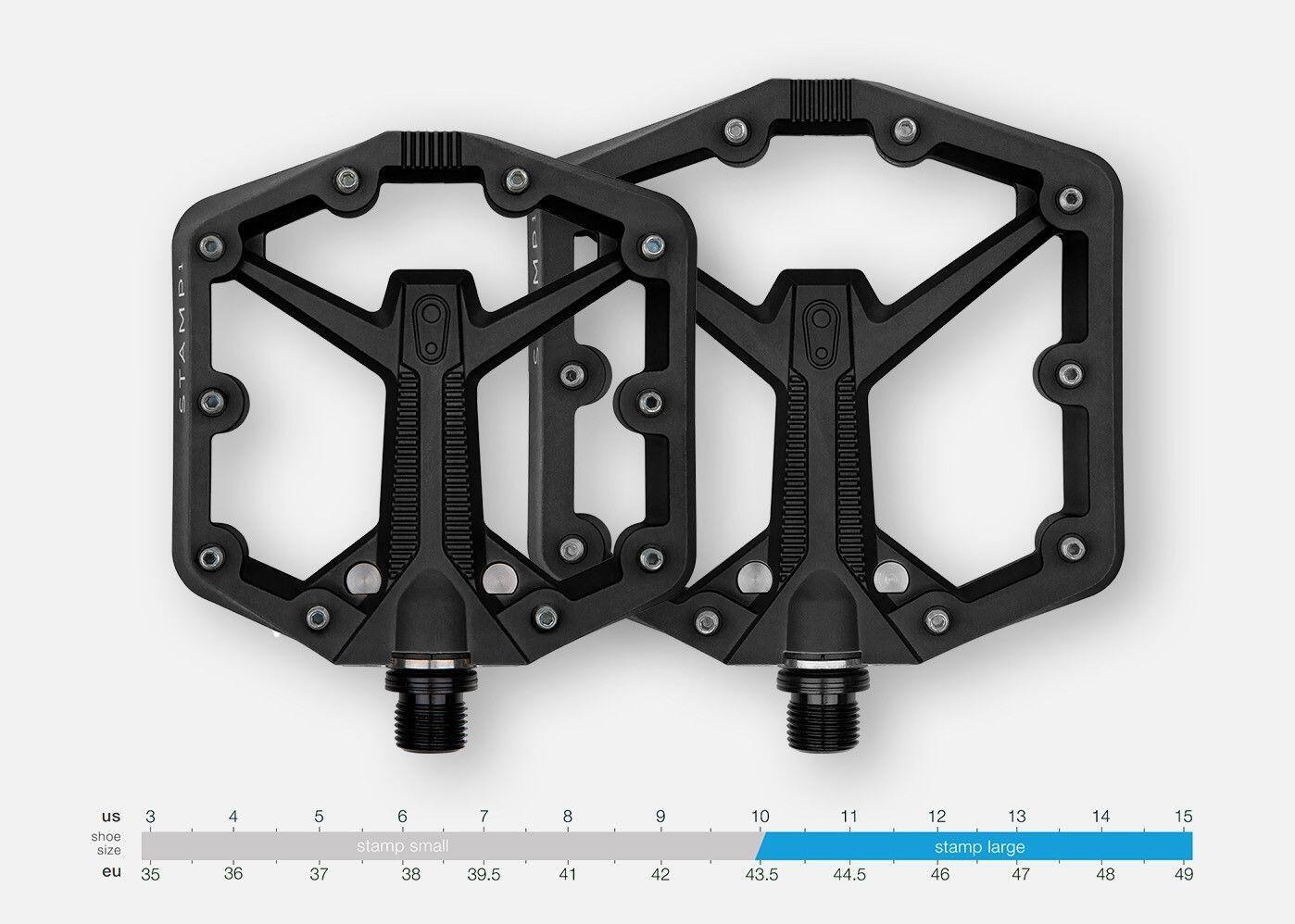 Crankbrothers Stamp 1 Gen 2 - Small Flat Pedals Schwarze 5/6