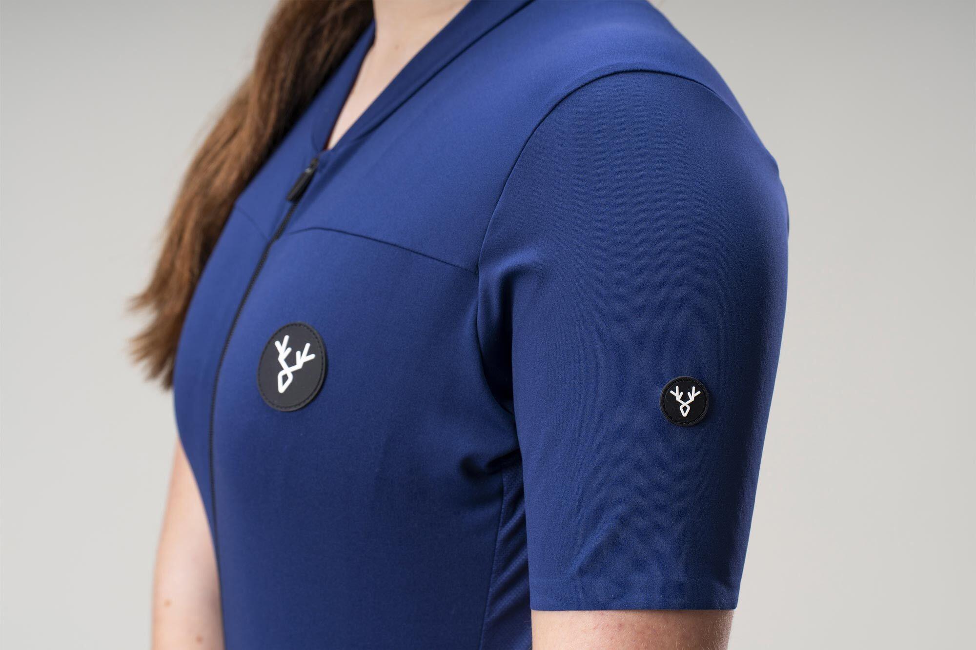 Maillot Manches Courtes Femme LeBram Ventoux Bleu Marine 3/7