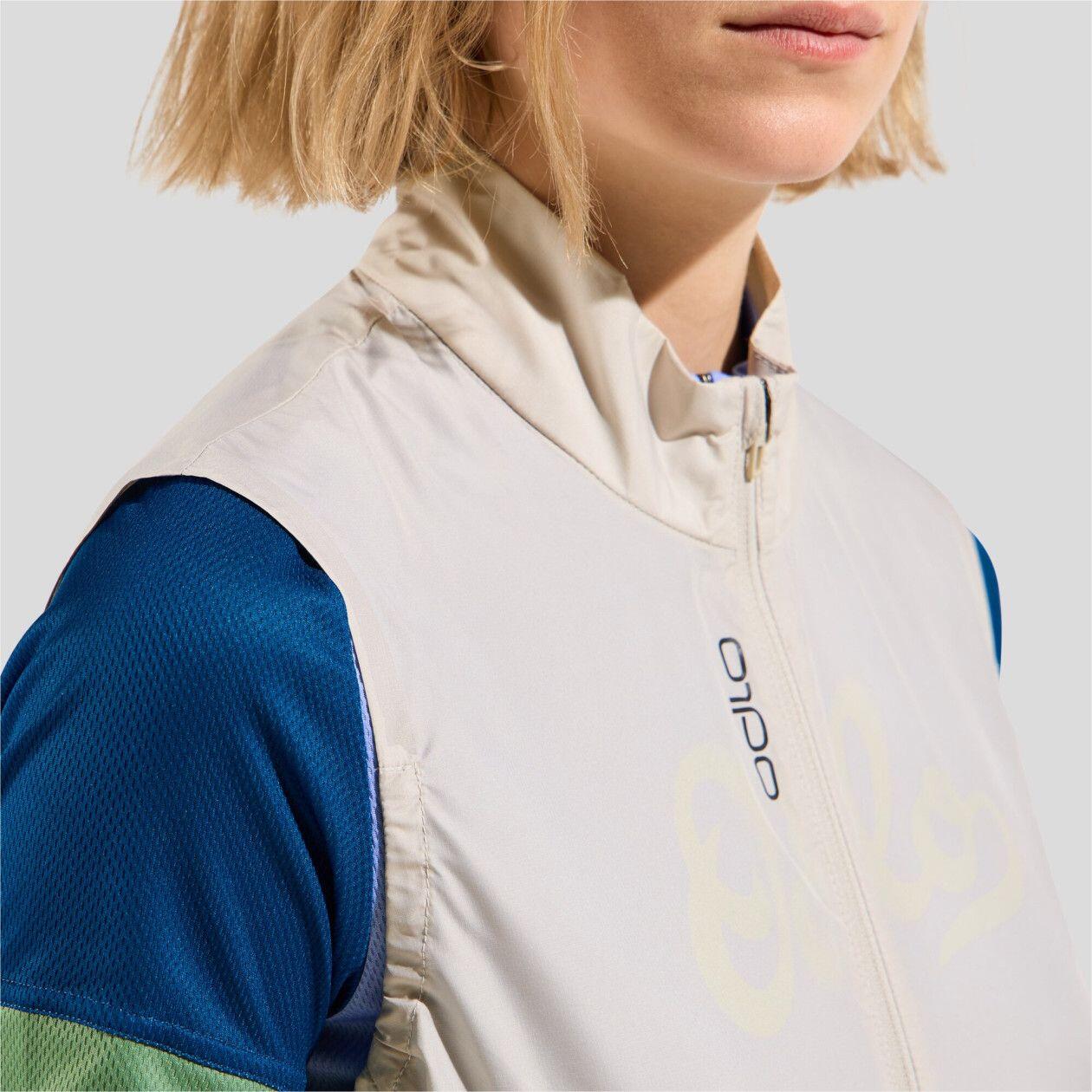 Gilet Coupe-vent Femme Odlo Essentials Gris Clair 6/7