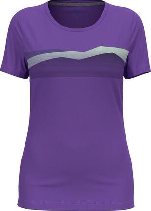 Odlo F-Dry Ridgeline Violett Technisches T-Shirt für Damen