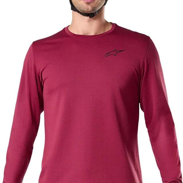 Alpinestars A-Dura Thermal Bordeaux long sleeve jersey