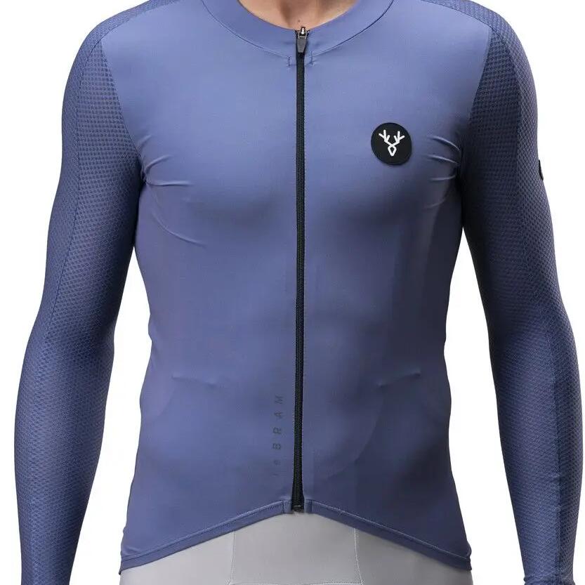 LeBram Turini mid-season Long Sleeves Jersey Blue Grey