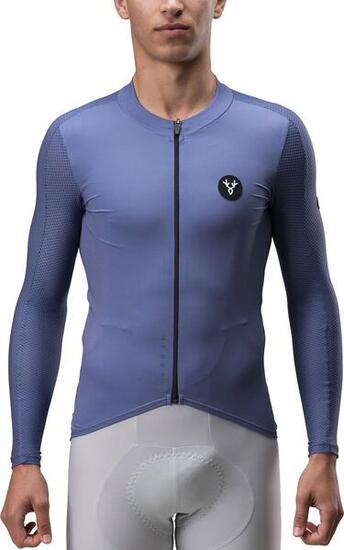 Maillot Manches Longues mi-saison LeBram Turini Bleu Gris