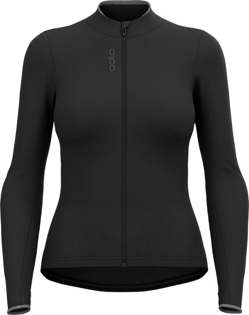 Maillot Manches Longues Femme Odlo Full Zip Performance Wool Noir 6/7