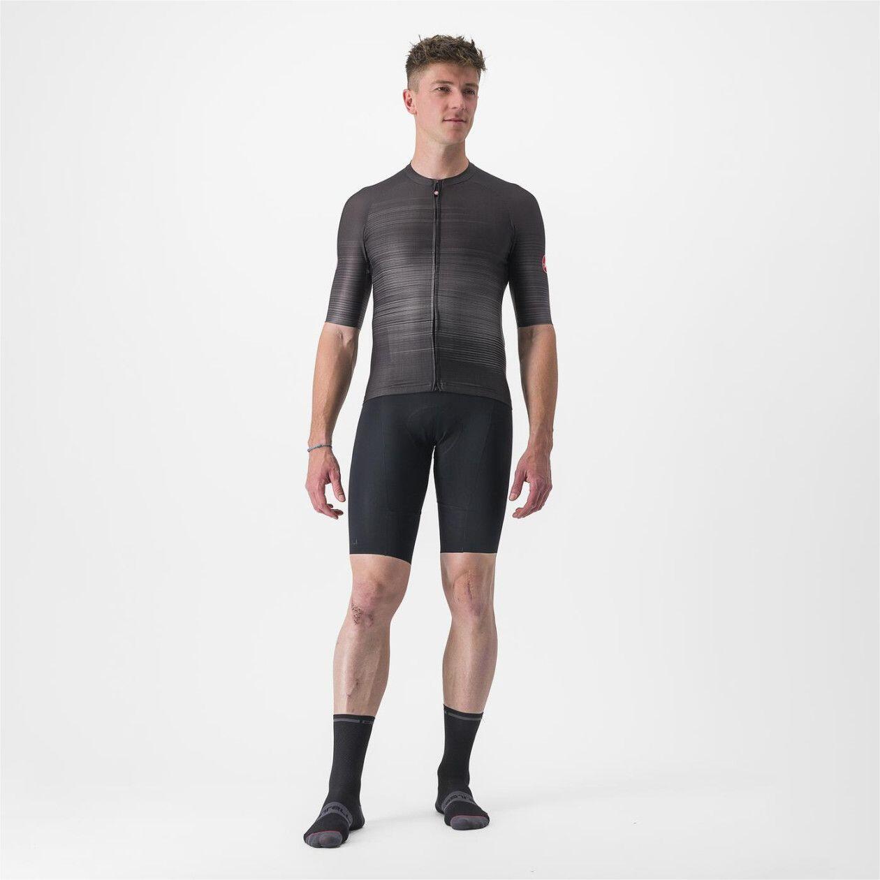 Maillot Manches Courtes Castelli Aero Race 6.0 Noir 6/7