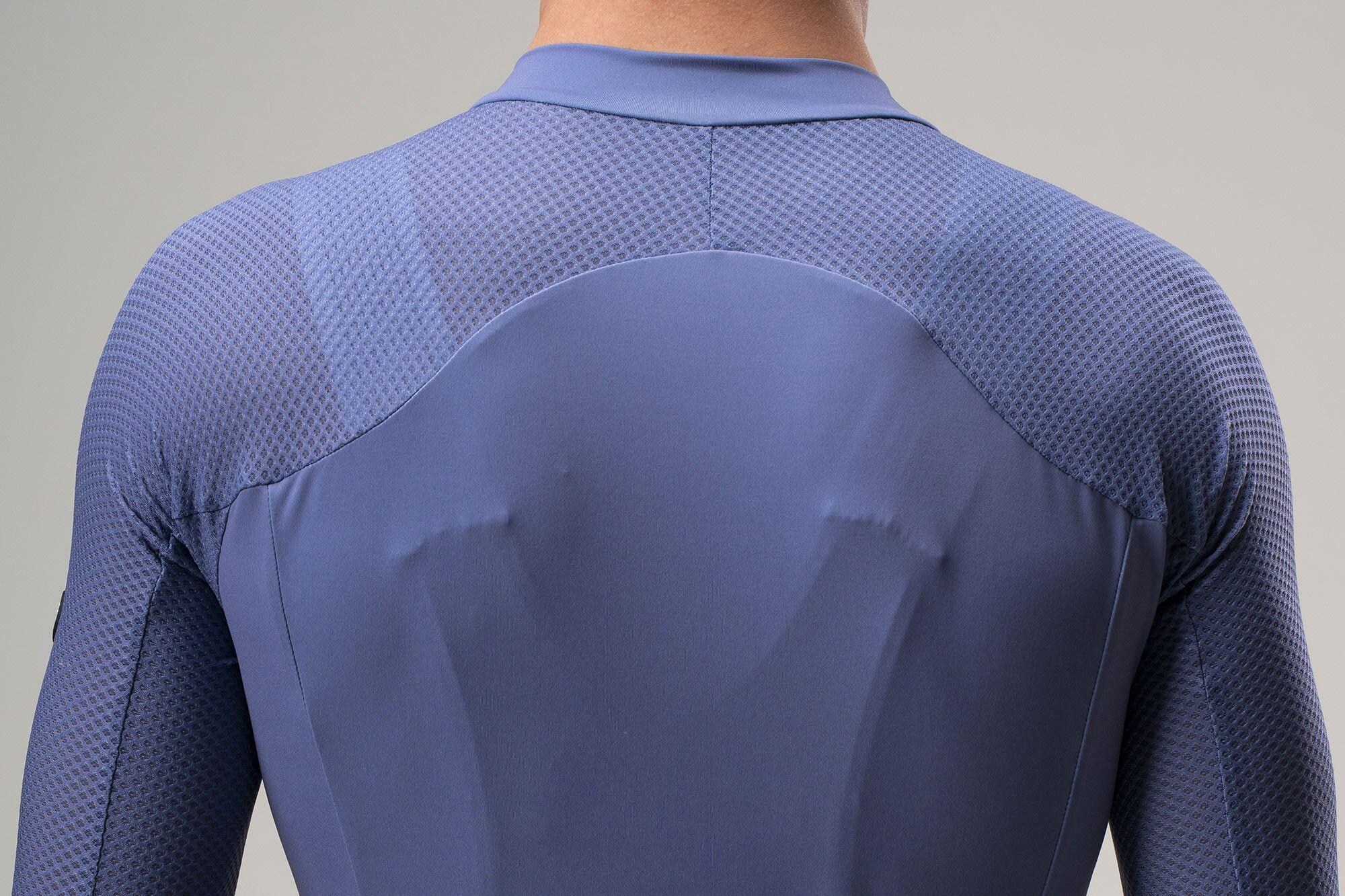 Maillot Manches Longues mi-saison LeBram Turini Bleu Gris 6/7