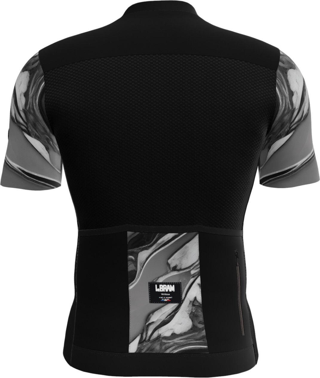 LeBram Ventoux Pétrole Short Sleeves Jersey Preto 3/7