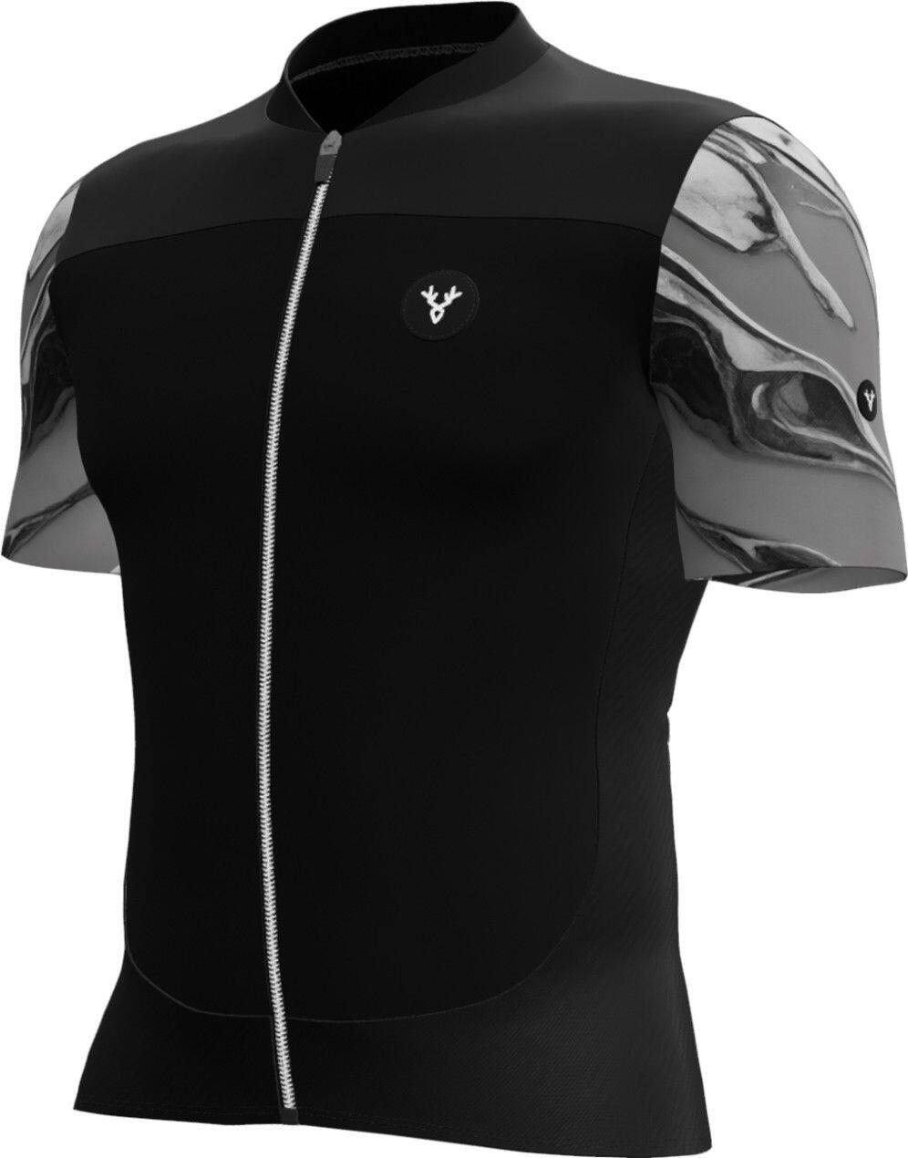 LeBram Ventoux Pétrole Short Sleeves Jersey Preto 2/7