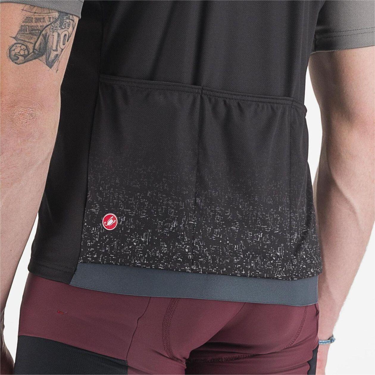 Castelli Unlimited Entrata Short Sleeve Jersey Preto/Cinzento 2/5