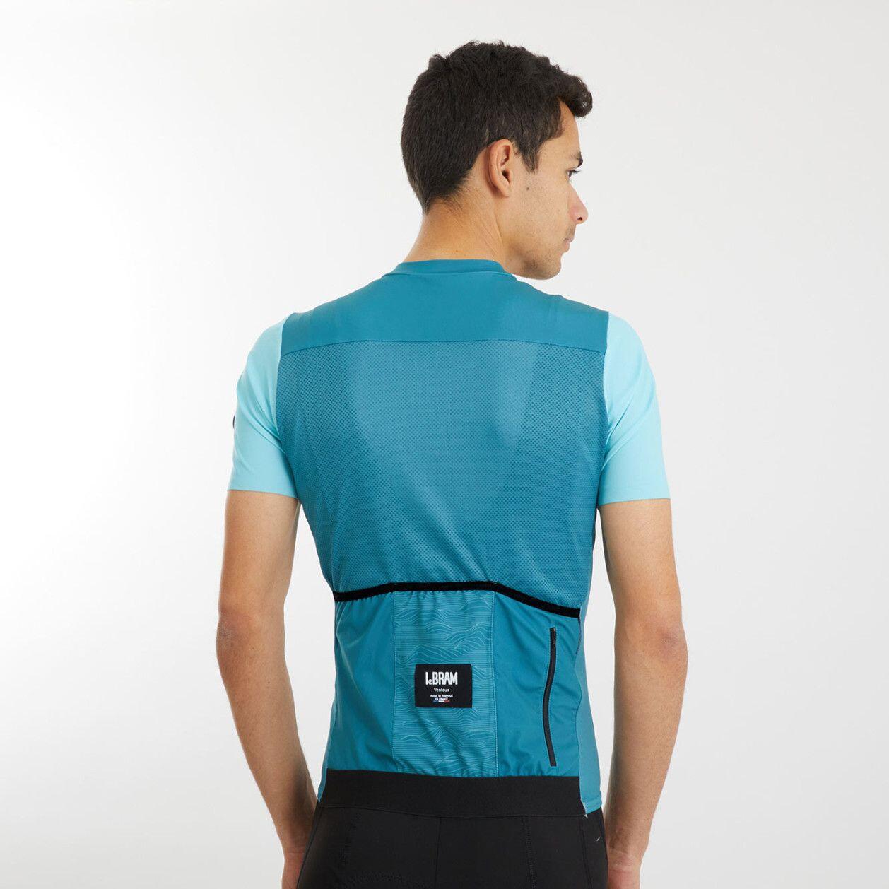 Maillot LeBram Ventoux Uni Manga Corta Menta 5/7