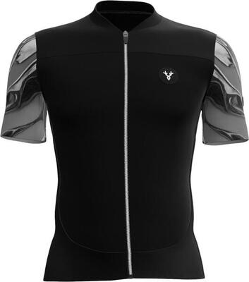 Lebram ventoux pétrole short sleeves jersey black