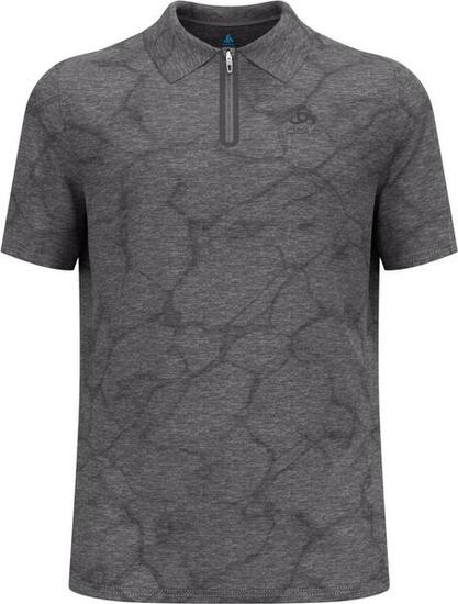 Polo Odlo Ascent Chill-Tec a manica corta nero