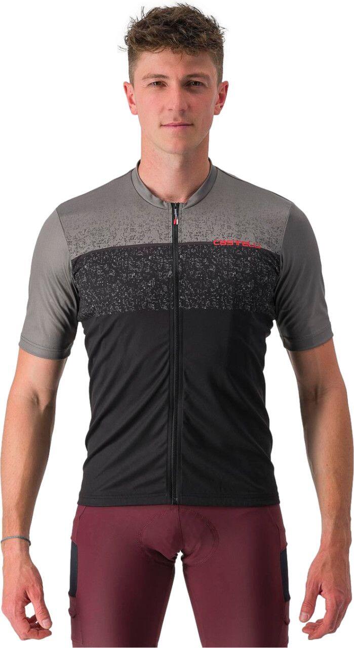 Castelli Unlimited Entrata Short Sleeve Jersey Preto/Cinzento 1/5