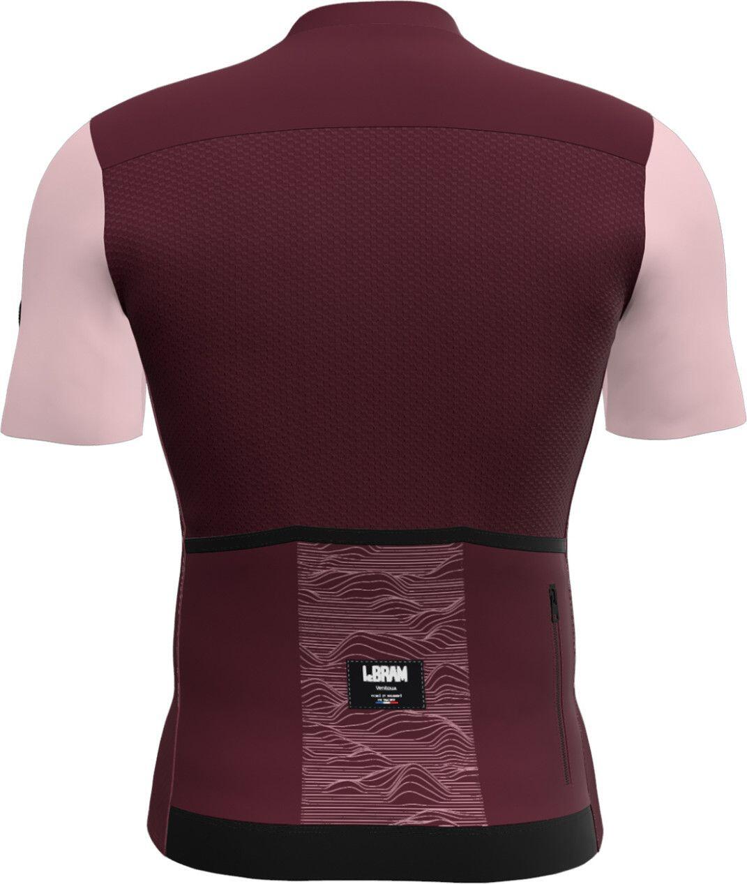 LeBram Ventoux Uni Short Sleeves Jersey Framboise 3/7