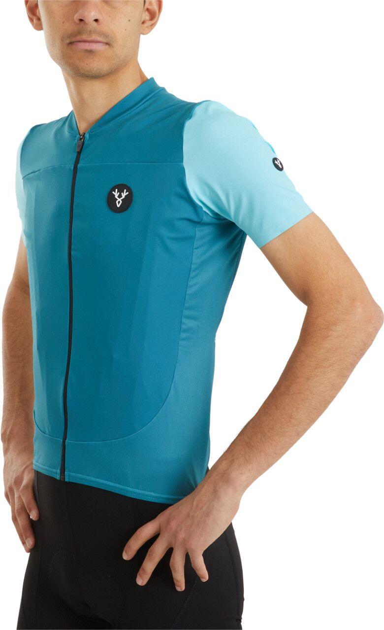 Maillot LeBram Ventoux Uni Manga Corta Menta 4/7