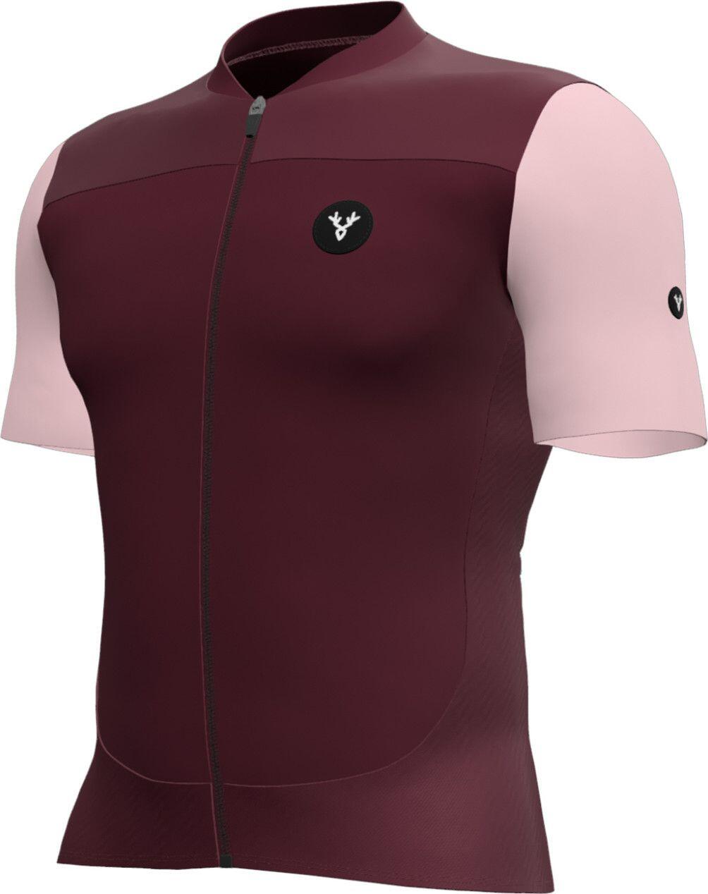 LeBram Ventoux Uni Short Sleeves Jersey Framboise 2/7