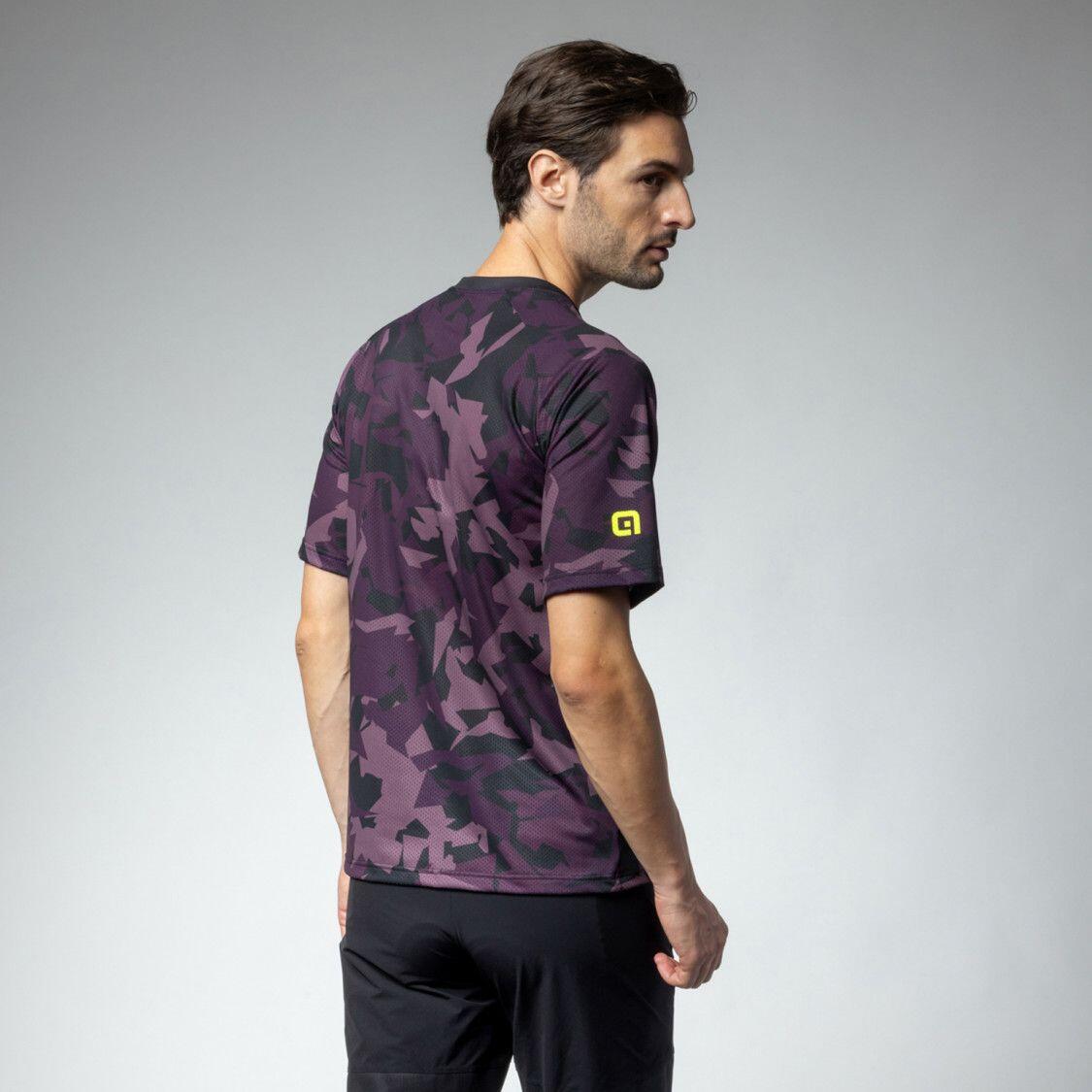 Maillot Manches Courtes Alé Corner Violet 2/5