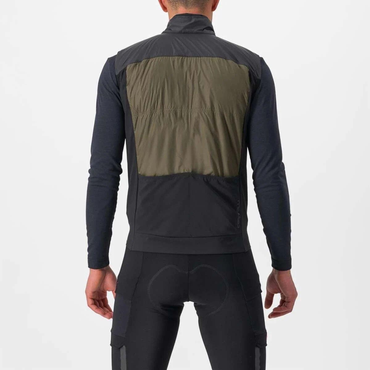 Castelli Unlimited Puffy Windbreaker Gilet senza maniche Nero/Marrone 2/5