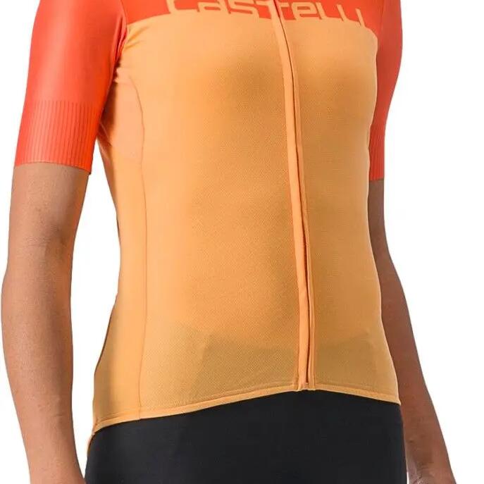 Castelli Velocissima Women's Short Sleeve Jersey Orange