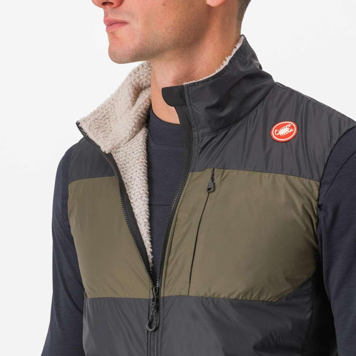 Castelli Unlimited Puffy Windbreaker Gilet senza maniche Nero/Marrone 5/5
