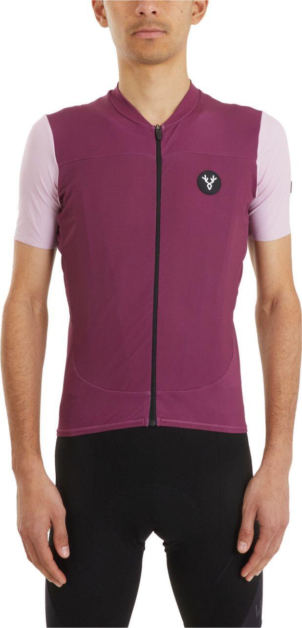 LeBram Ventoux Uni Short Sleeves Jersey Framboise 4/7