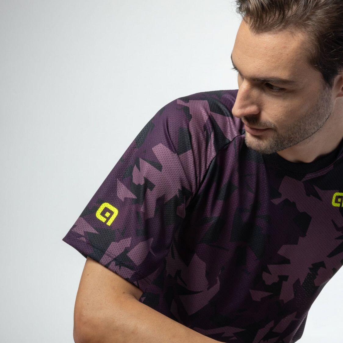 Maillot Manches Courtes Alé Corner Violet 4/5