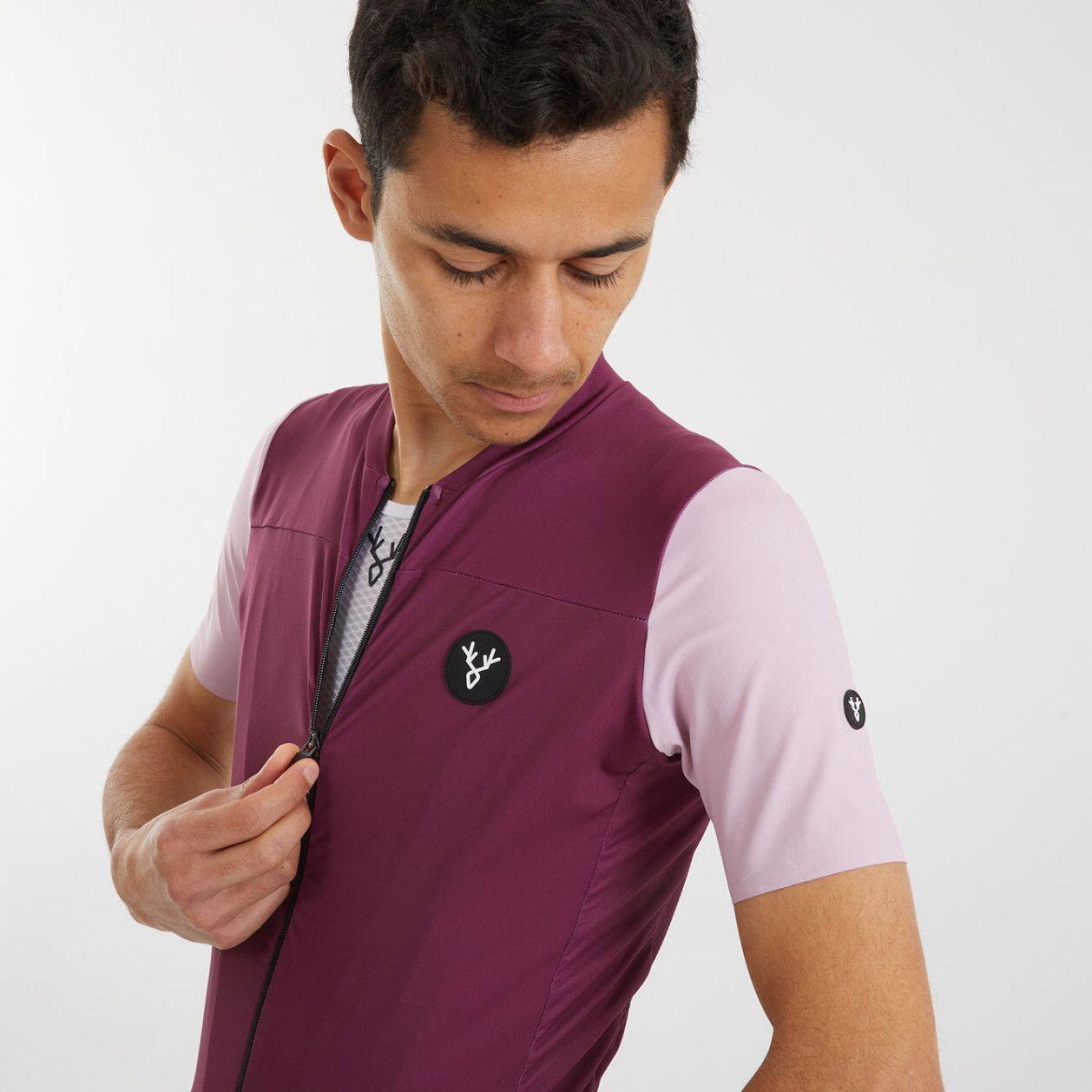 LeBram Ventoux Uni Short Sleeves Jersey Framboise 6/7