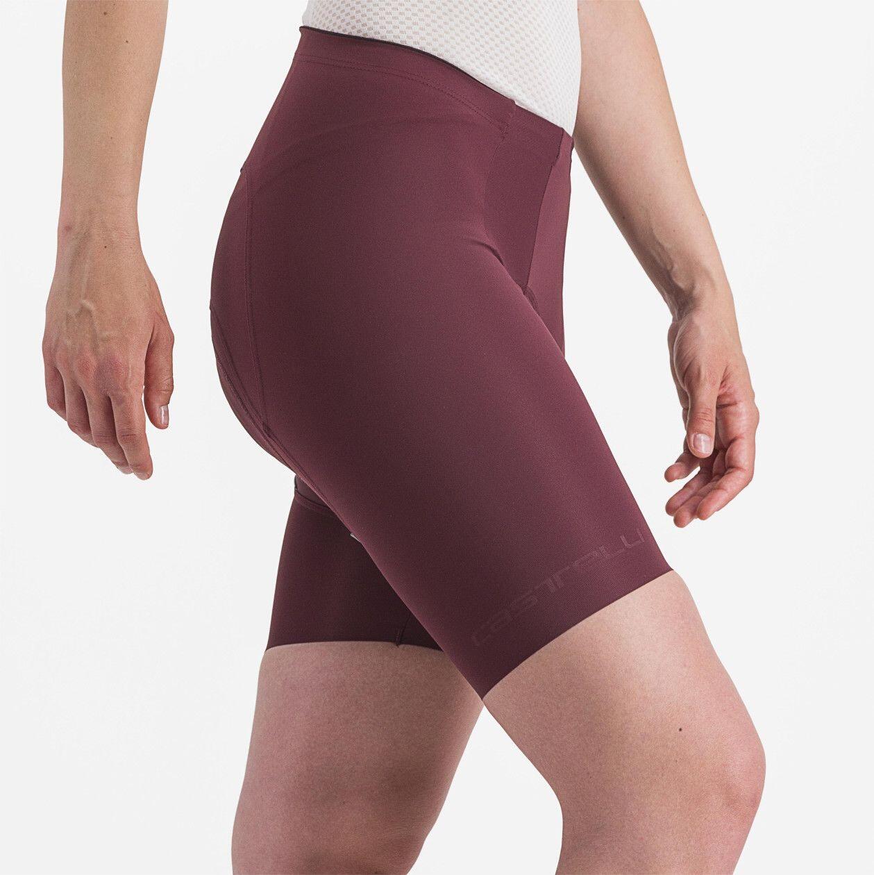 Cuissard Court Sans Bretelles Femme Castelli Free Aero RC Bordeaux 5/5