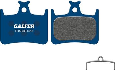 Pastiglie semi-metalliche Galfer FD505 G1455 Road per freni a disco Hope RX4 (Sr