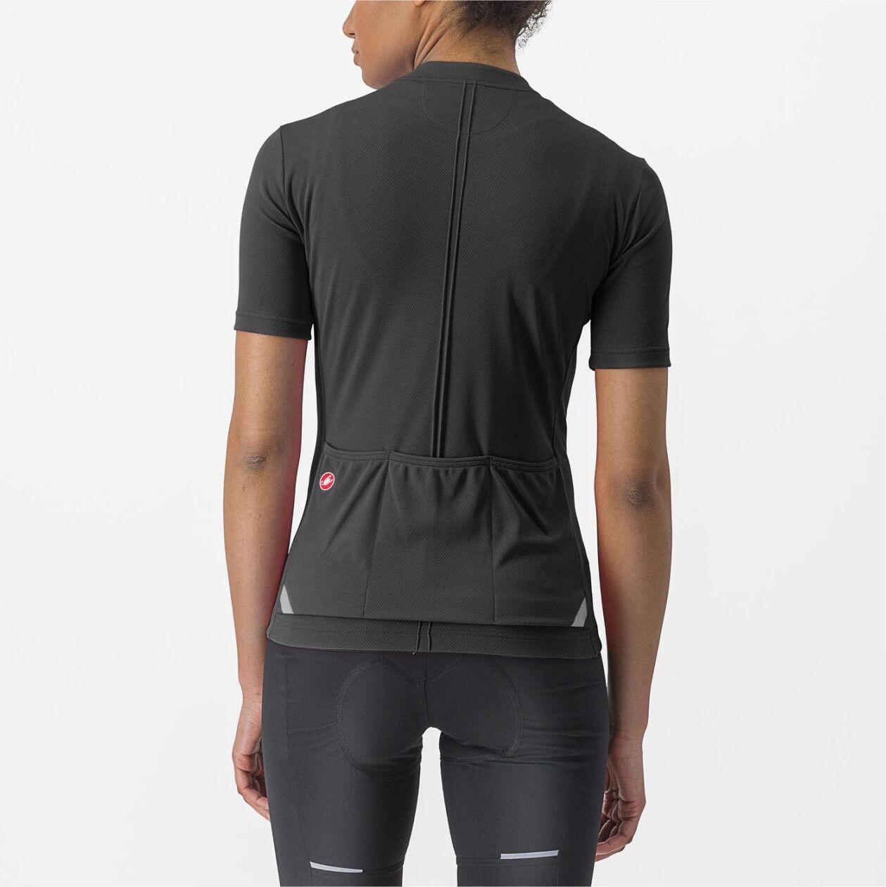 Maillot Manches Courtes Femme Castelli Anima 4 Noir 2/2