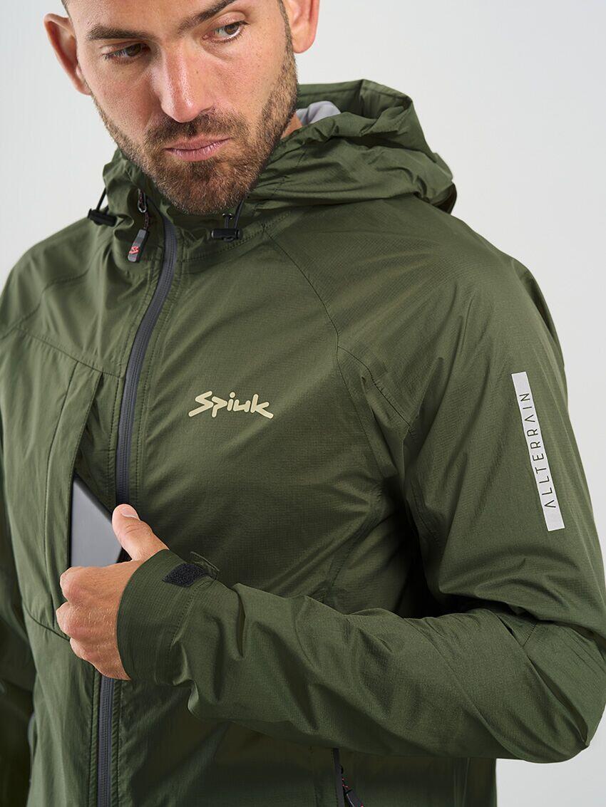 Giacca impermeabile Spiuk All Terrain Uomo Khaki 4/5